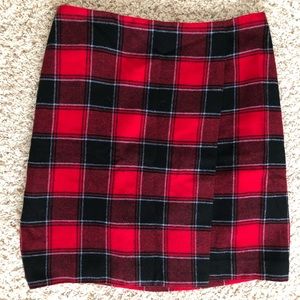 Talbots plaid skirt